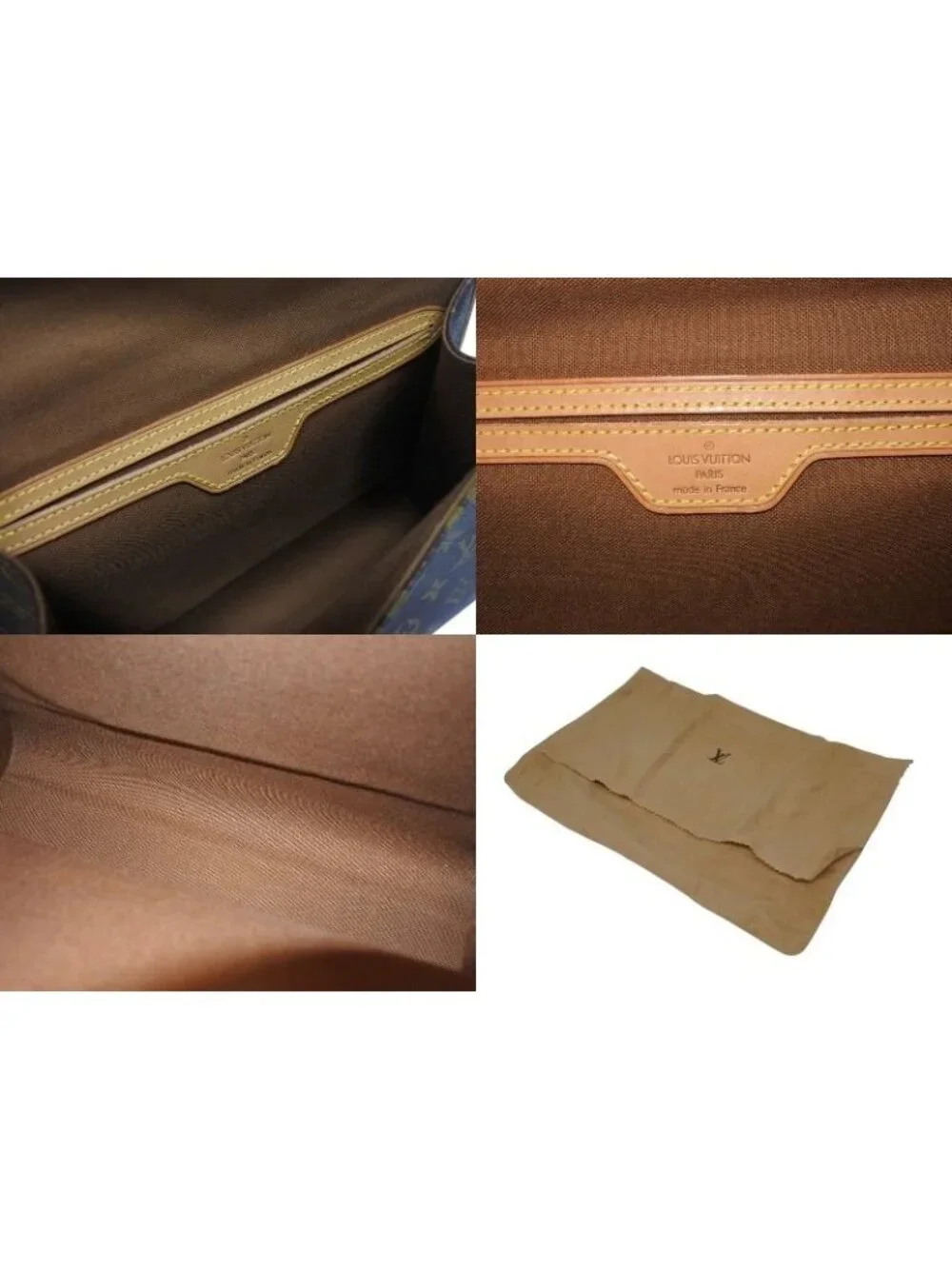 Louis Vuitton Shoulder Bag 2-Way Vernia Monogram Canvas Leather Brown